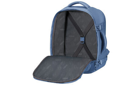 Vaateosasto ristikkäisillä kumunauhoilla