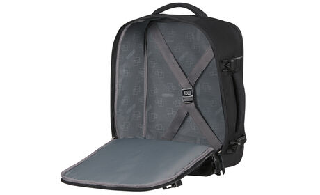 Vaateosasto ristikkäisillä kumunauhoilla