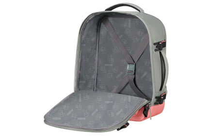 Vaateosasto ristikkäisillä kumunauhoilla