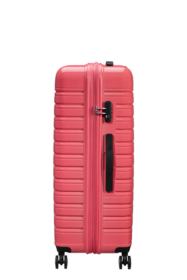 Flashline Pop Suuri matkalaukku | American Tourister Flashline Pop Spinner Exp TSA 78cm  Coral Pink