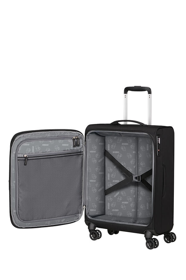 American Tourister Aerospin Spinner Expandable S  Black