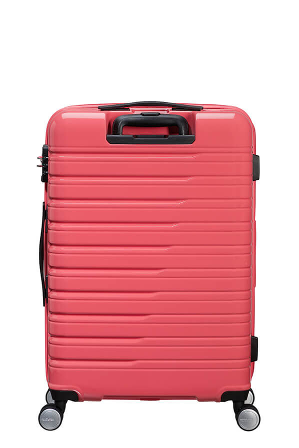 Flashline Pop Keskikokoinen matkalaukku | American Tourister Flashline Pop Spinner Exp TSA 67cm  Coral Pink