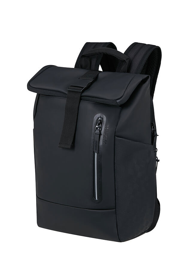 Urban Tide Reppu 14'' rolltop 14" | American Tourister Urban Tide Rolltop Laptop Backpack 14'  Black