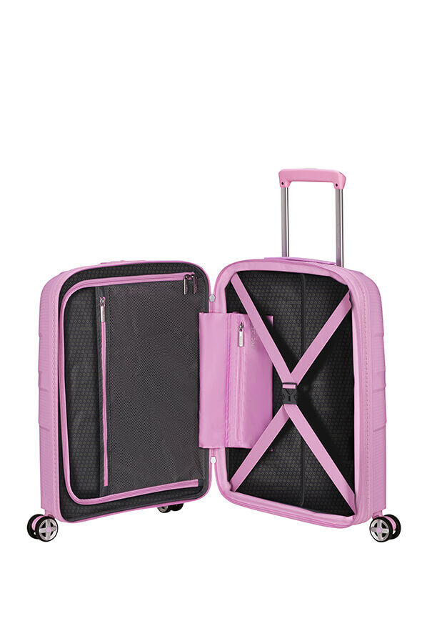 American Tourister StarVibe Spinner Expandable TSA 55cm  Metallic Pastel Lavender