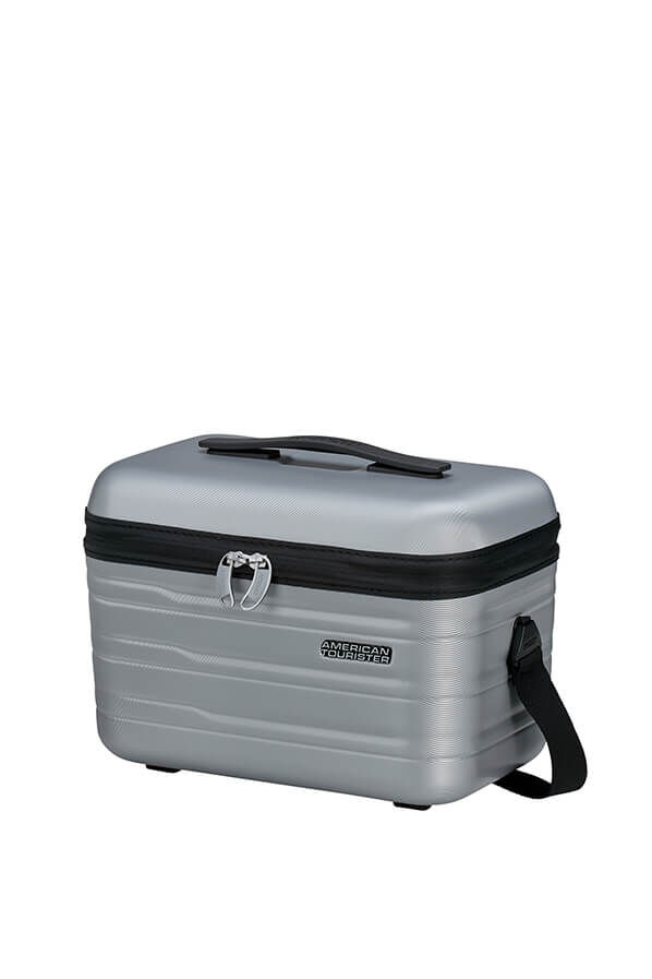 American Tourister Flashline Beauty Case  Sky Silver