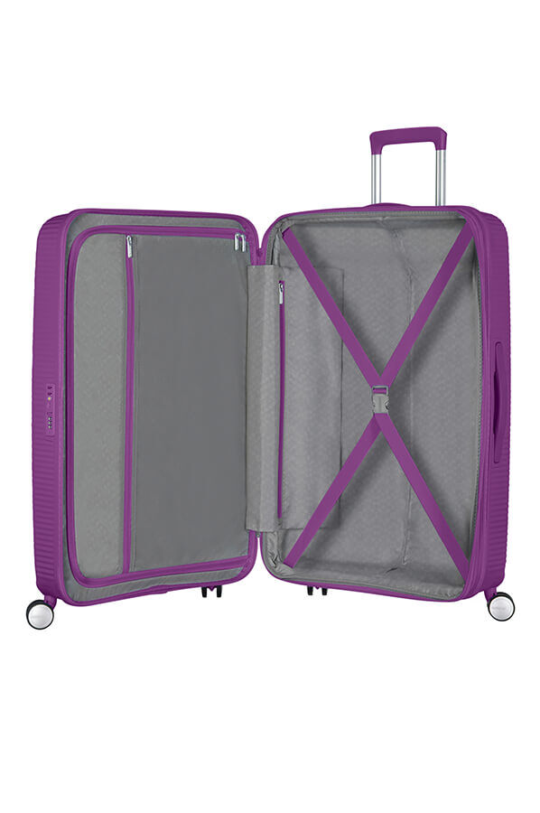 American Tourister Soundbox Spinner Expandable 77cm  Purple Orchid