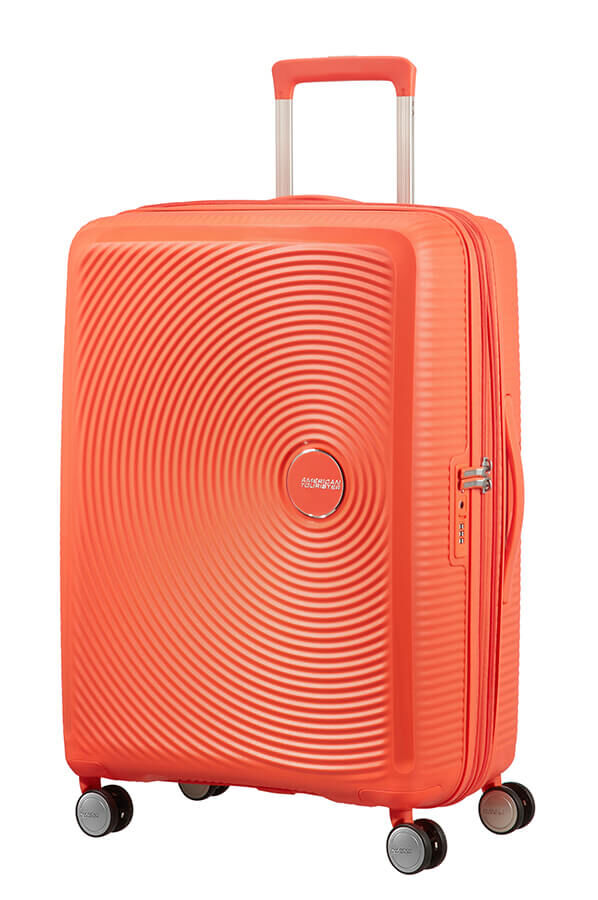SoundBox Keskikokoinen matkalaukku | American Tourister Soundbox Spinner 67cm  Spicy Peach