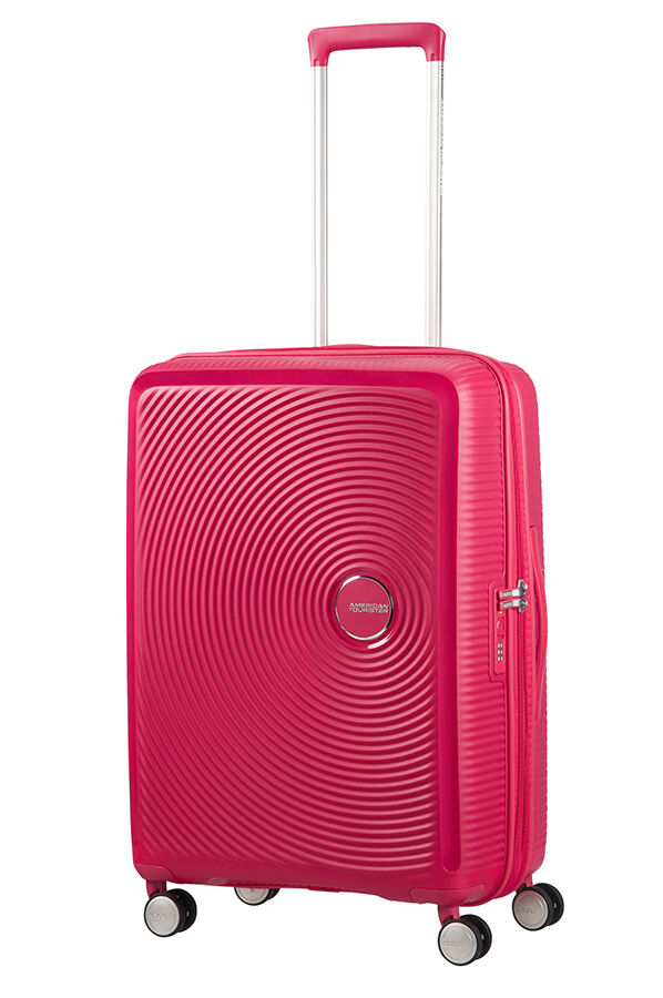 SoundBox Keskikokoinen matkalaukku | American Tourister Soundbox Spinner Expandable 67cm Lightning Pink