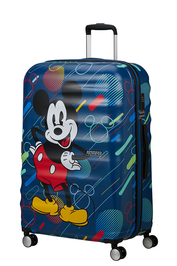 American Tourister Disney Wavebreaker Spinner TSA Disney Fl 77cm  Mickey Future Pop
