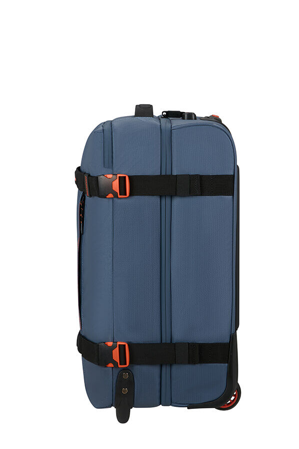 American Tourister Urban Track Duffle with Wheels Coated S  Navy/Orange