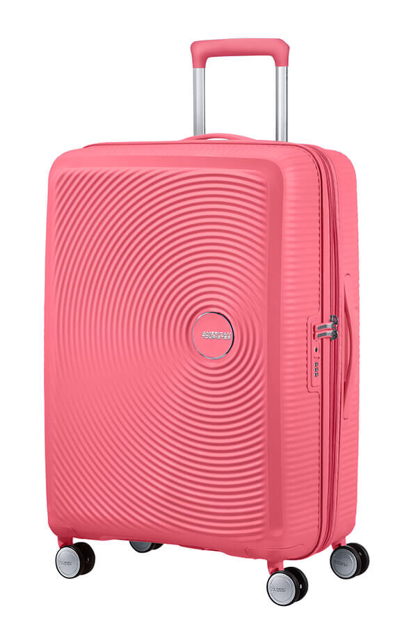 American Tourister Soundbox Spinner Expandable 67cm  Sun Kissed Coral