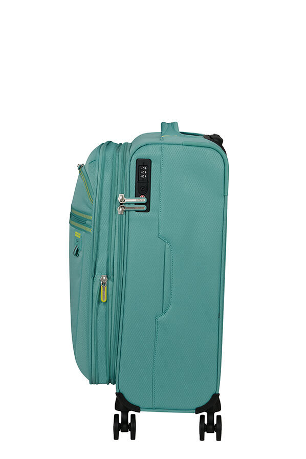 American Tourister Aerospin Spinner Expandable S  Dusty Turquoise