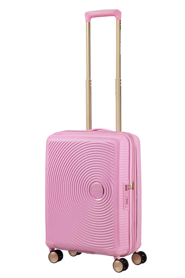American Tourister Soundbox Spinner TSA Expandable 55cm  Pearl Pink/Gold