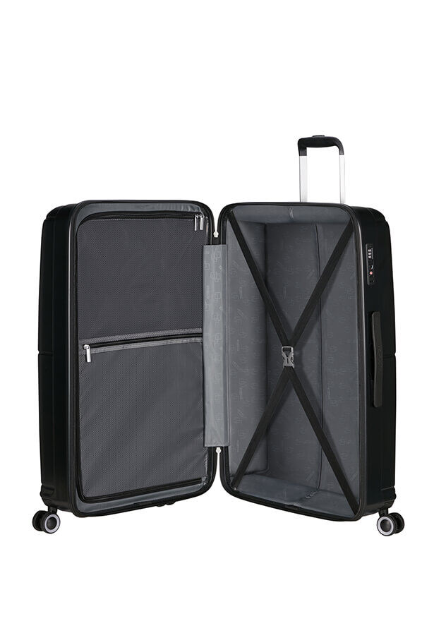American Tourister Geopop Spinner 77/28 Tsa. 77cm  Shadow Black