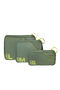 Packing Cubes 3 pakkauskuution sarja | American Tourister American Tourist. Ta Packing Cubes S/M/L  Olive/Lime