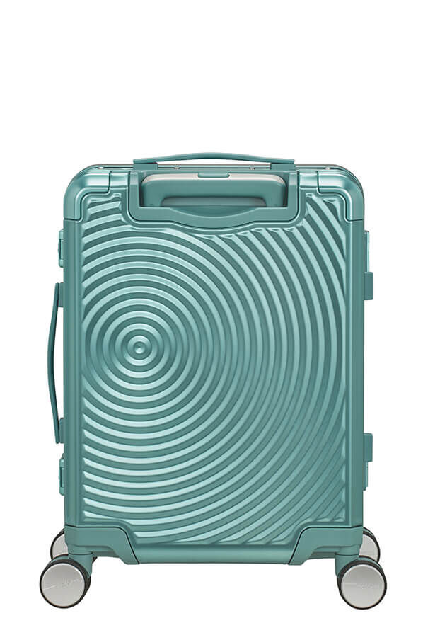 American Tourister Soundbox Alu Spinner TSA 55cm  Dusty Turquoise