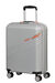 American Tourister Triple Trace Nelipyöräinen laajennettava matkalaukku 55cm (20cm) Silver/Orange