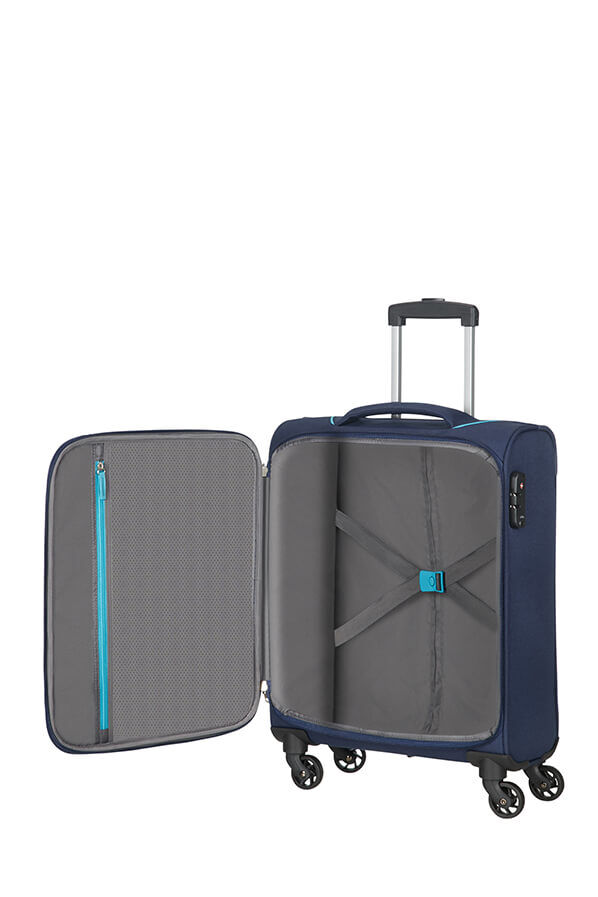 American Tourister Summer Session Spinner TSA 55cm  Dark Blue/Light Blue