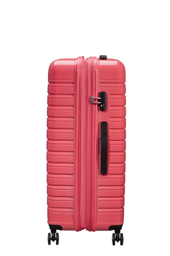 Flashline Pop Suuri matkalaukku | American Tourister Flashline Pop Spinner Exp TSA 78cm  Coral Pink