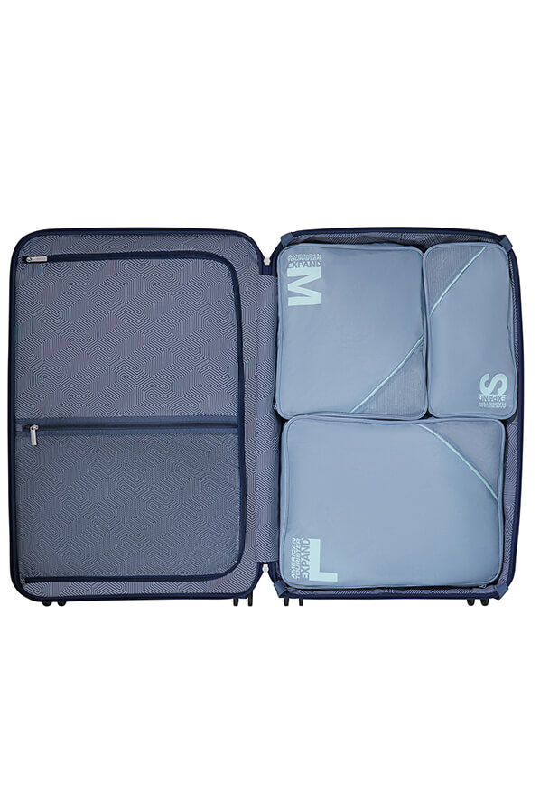 Packing Cubes 3 pakkauskuution sarja | American Tourister American Tourist. Ta Packing Cubes S/M/L  Stone Blue/Blue