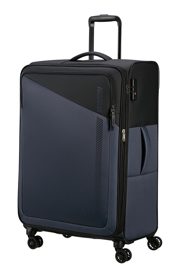 American Tourister Daring Dash Spinner Expandable TSA L  Black/Grey
