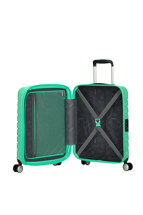 American Tourister Flashline Pop Spinner Exp TSA 55cm  Light Green