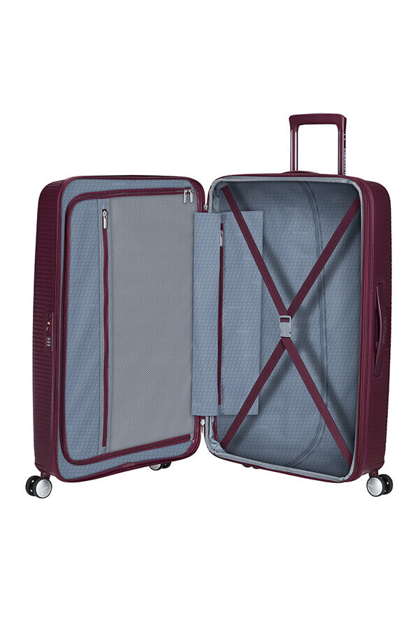 American Tourister SoundBox Spinner TSA Expandable 77cm  Wild Cherry