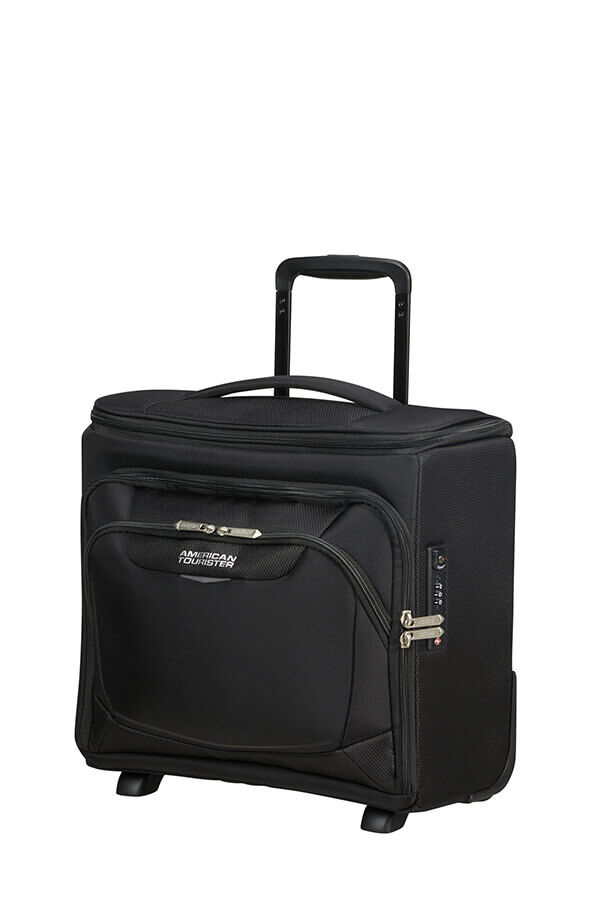 American Tourister SummerRide Upright Underseater Expandable Tsa Black