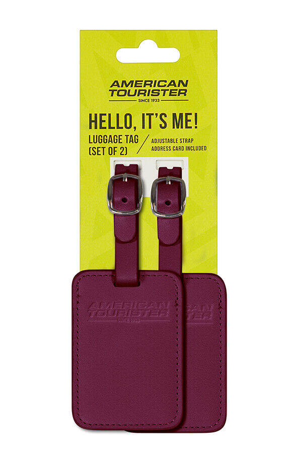Luggage Tags Nimilappu &ndash; Setti 2 kpl