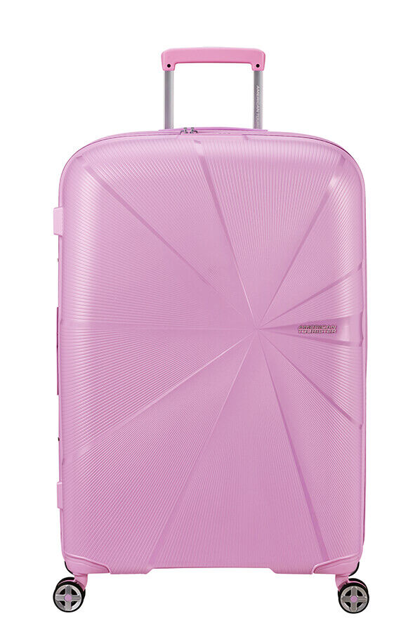 American Tourister StarVibe Spinner Expandable TSA 77cm  Metallic Pastel Lavender
