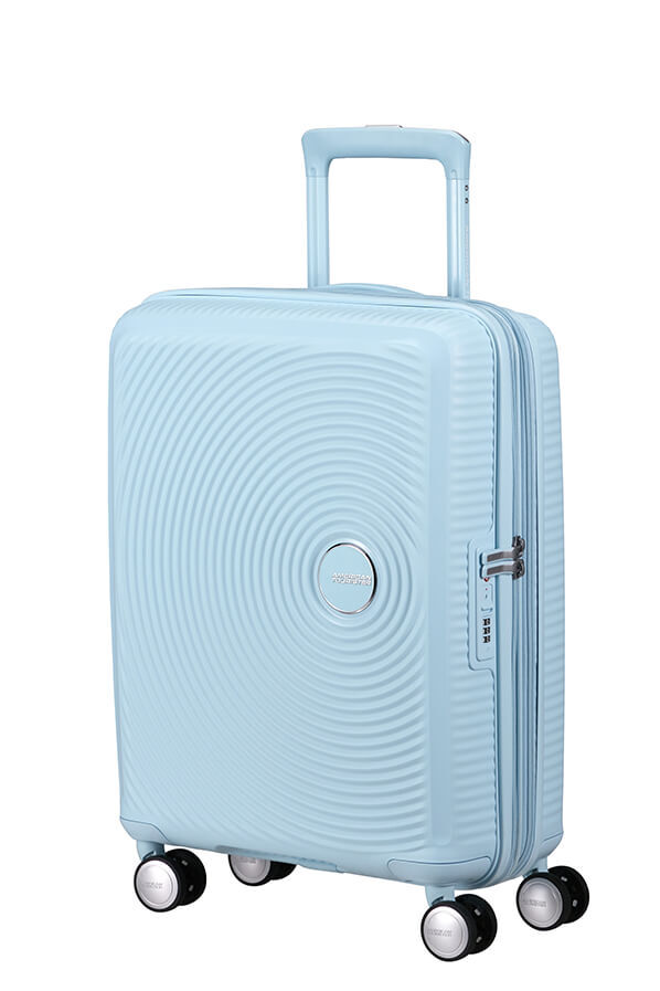 American Tourister SoundBox Spinner TSA Expandable 55cm  Pastel Blue