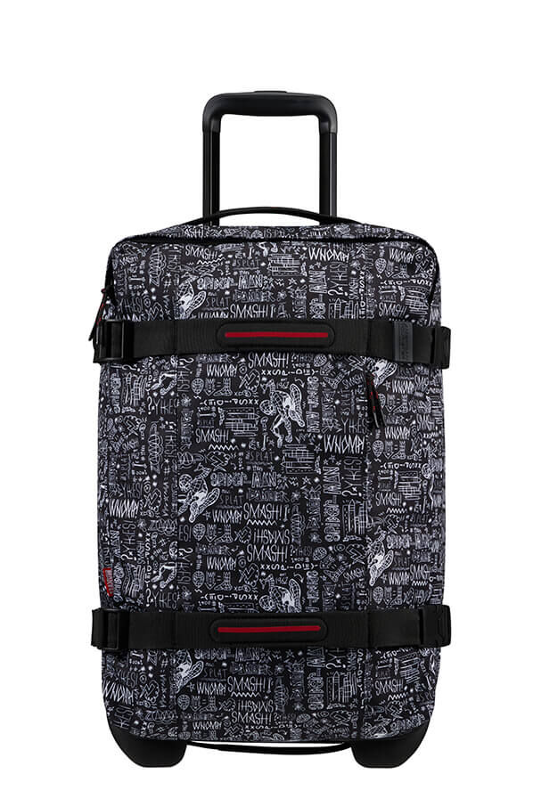 American Tourister Urban Track Disney Duffle with Wheels Marvel S  Spiderman Sketch