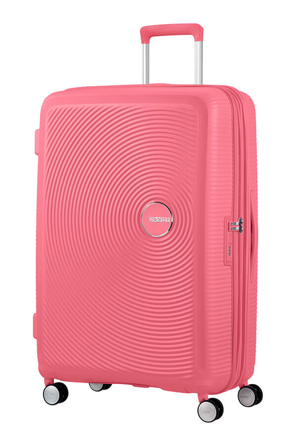 American Tourister Soundbox Spinner Expandable 77cm  Sun Kissed Coral