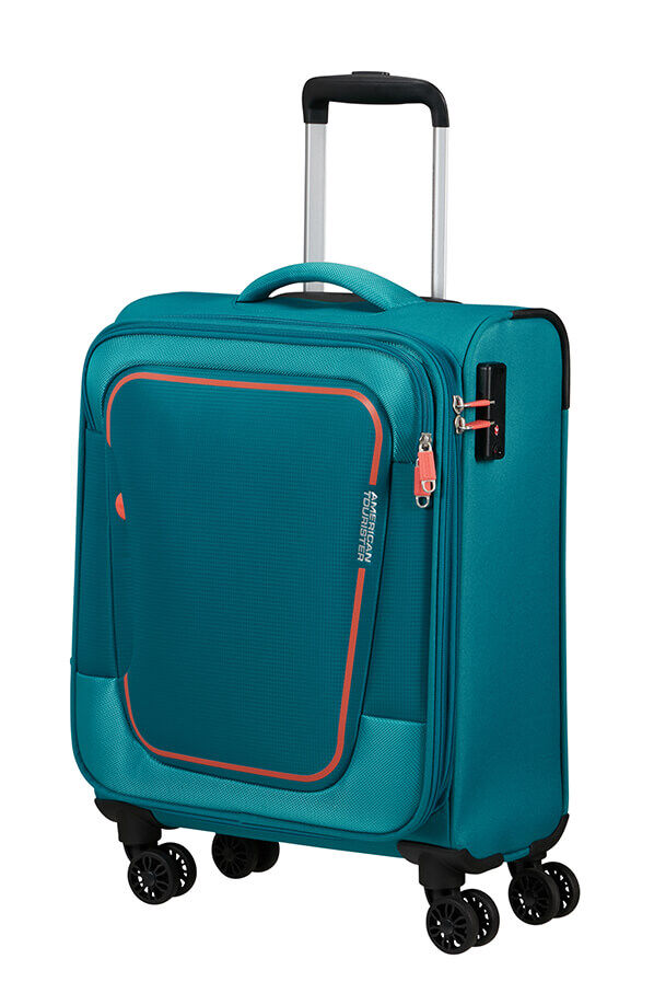 American Tourister Pulsonic Spinner Expandable 55cm  Stone Teal