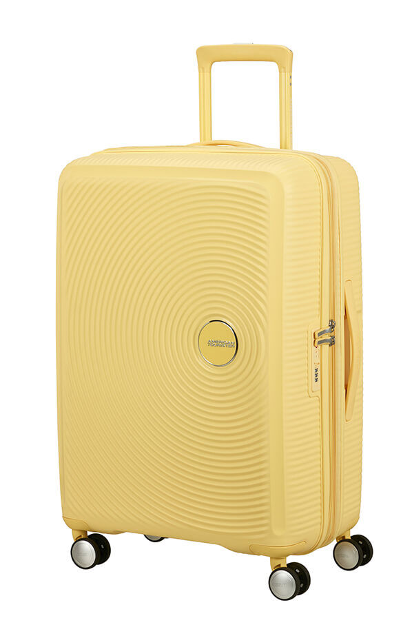 American Tourister SoundBox Spinner TSA Expandable 67cm  Pastel Yellow