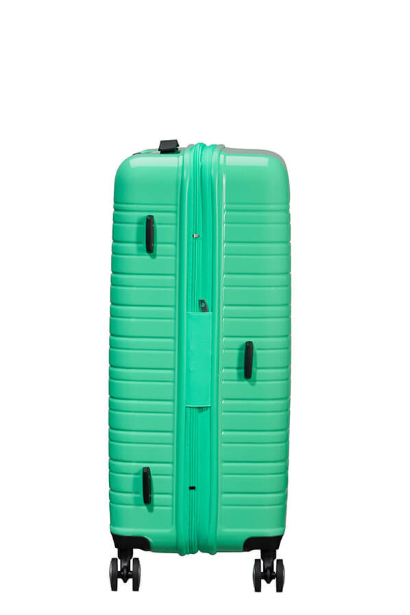 Flashline Pop Keskikokoinen matkalaukku | American Tourister Flashline Pop Spinner Exp TSA 67cm  Light Green
