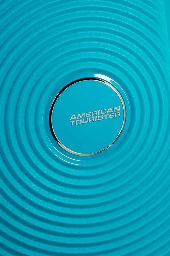 American Tourister Soundbox Spinner Expandable 55cm Summer Blue