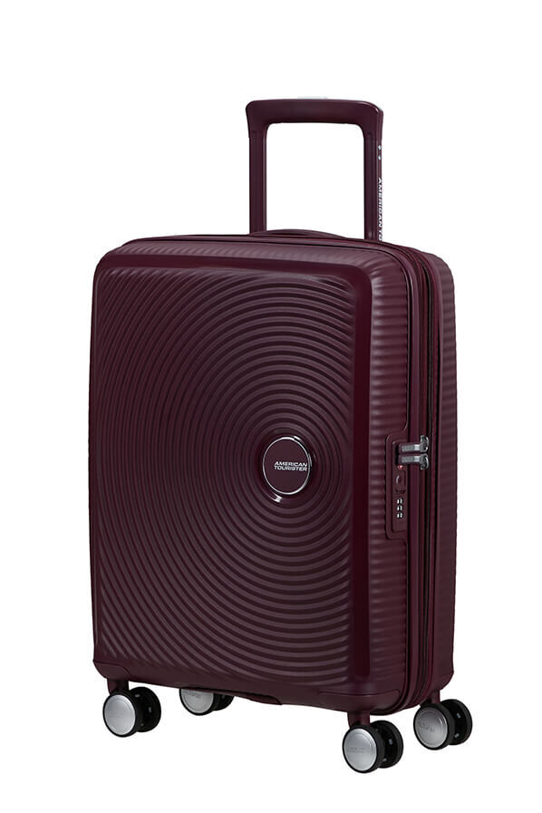 American Tourister SoundBox Spinner TSA Expandable 55cm  Wild Cherry