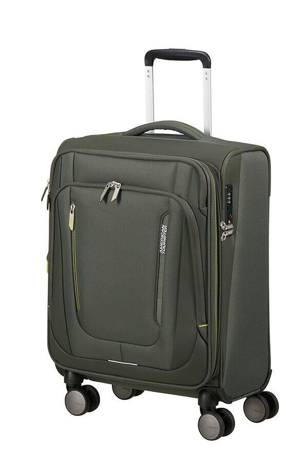 American Tourister Wanderlite Spinner EXP TSA S  Dark Khaki