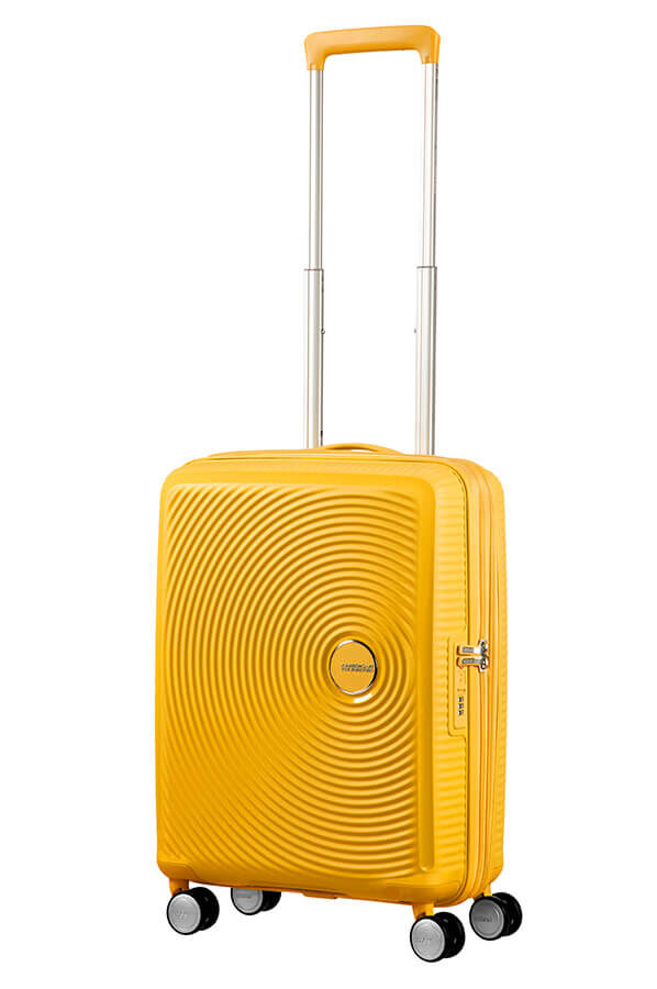 American Tourister Soundbox Spinner 55  Golden Yellow