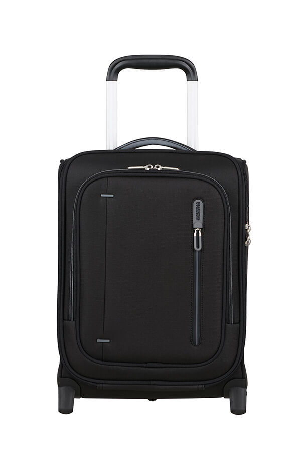 Cloudrider Kaksipy&ouml;r&auml;inen matkalaukku S/M | American Tourister Cloudrider Upright Underseater Tsa  Jet Black