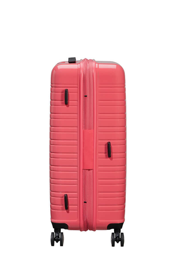 Flashline Pop Keskikokoinen matkalaukku | American Tourister Flashline Pop Spinner Exp TSA 67cm  Coral Pink