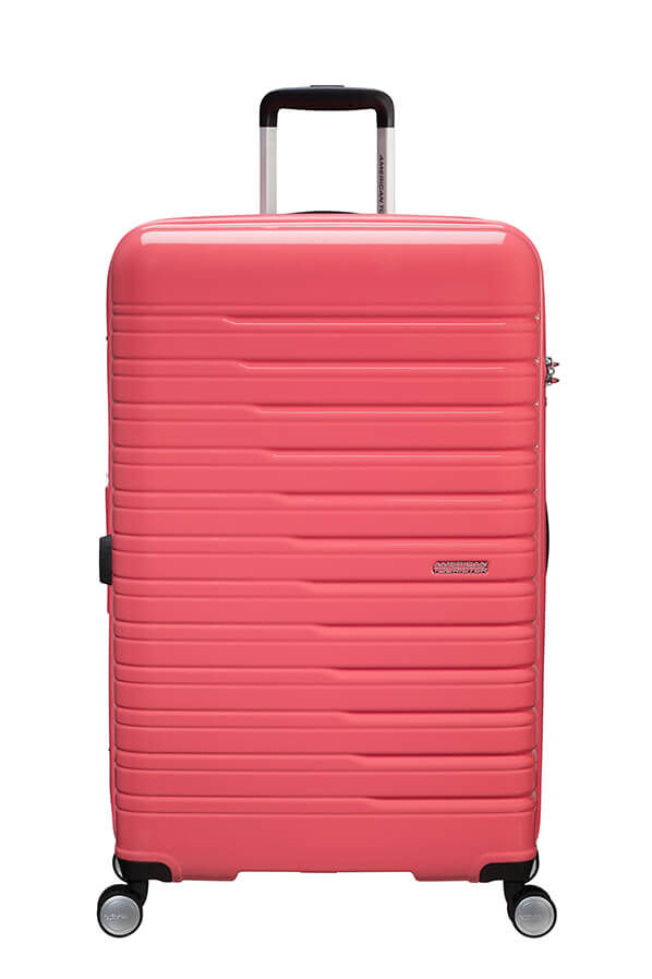 Flashline Pop Suuri matkalaukku | American Tourister Flashline Pop Spinner Exp TSA 78cm  Coral Pink