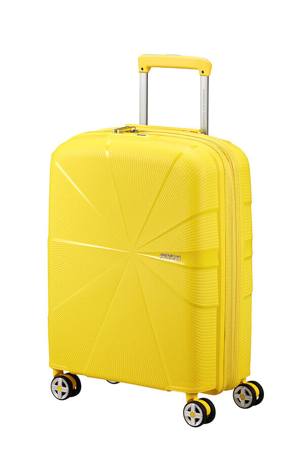 American Tourister Starvibe Spinner Expandable TSA 55cm Electric Lemon