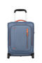 Cloudrider Kaksipy&ouml;r&auml;inen matkalaukku S/M | American Tourister Cloudrider Upright Underseater Tsa  Stone Blue