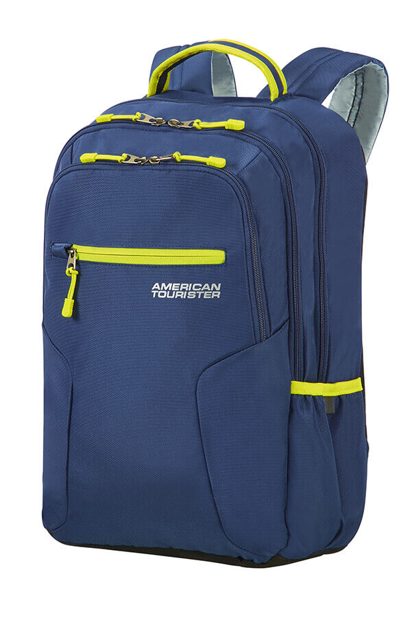 American Tourister Urban Groove Laptop Backpack  15.6inch True Navy/Lime