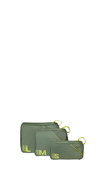 American Tourister Packing Cubes 3 pakkauskuution sarja | American Tourister American Tourist. Ta Packing Cubes S/M/L  Olive/Lime