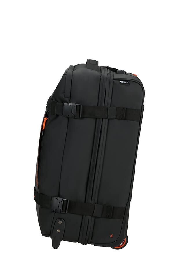 American Tourister Urban Track Duffle with Wheels Lmtd S  Black/Orange