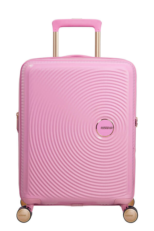 American Tourister Soundbox Spinner TSA Expandable 55cm  Pearl Pink/Gold