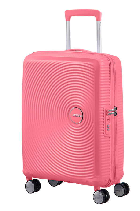 American Tourister Soundbox Spinner Expandable 55cm  Sun Kissed Coral